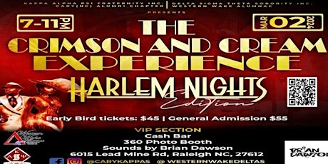 Crimson & Cream Experience: Harlem Nights Edition primary image