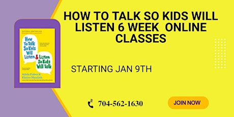 How To Talk So Kids Will Listen - Communicating with kids - Online Class primary image