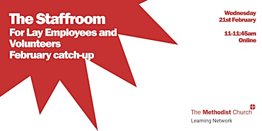The Staffroom - for Lay Employees and Volunteers primary image