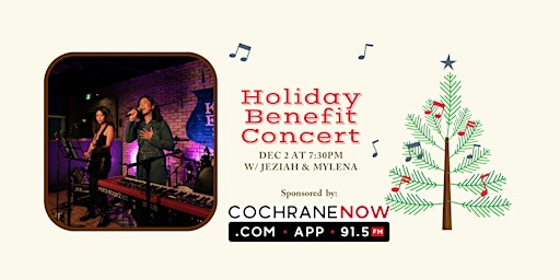 Holiday Benefit Concert with Jeziah & Mylena primary image