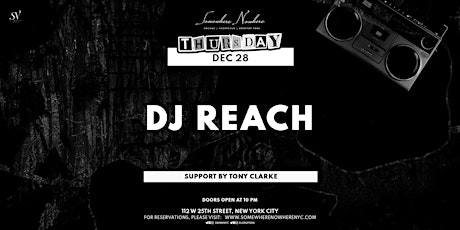 DJ Reach (w/ support by Tony Clarke) primary image