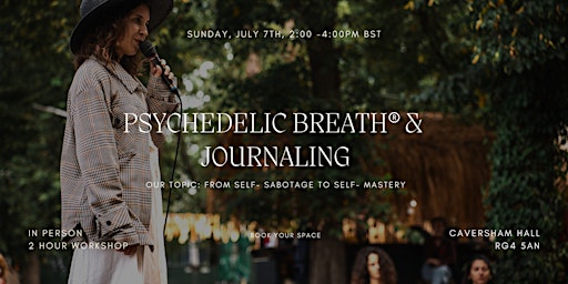 Imagem principal de PSYCHEDELIC BREATH® + Journaling Ritual| Reading - Caversham, Berkshire