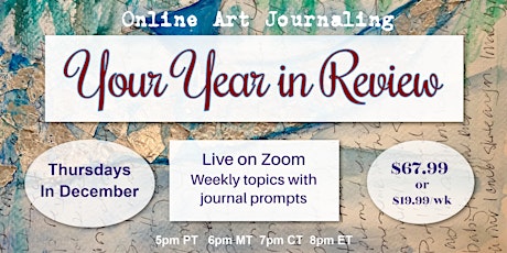 Hauptbild für Art Journaling Online: Your Year in Review