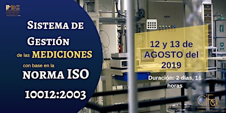 Imagen principal de SISTEMA DE GESTIÓN DE LAS MEDICIONES CON BASE EN LA NORMA ISO 10012:2003
