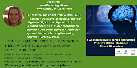 REFLEX INTEGRATION THERACAMP in-person therapy 1 week