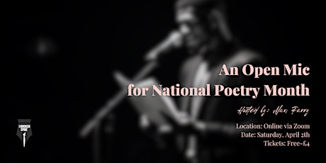 A Broken Spine Open Mic for National Poetry Month