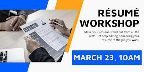 Résumé Workshop for Job Seekers primary image