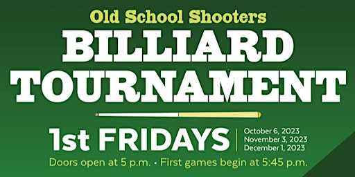 Primaire afbeelding van Old School Shooters Billiard Tournament