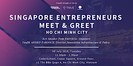 Singapore Entrepreneurs Meet & Greet with ESG: Ho Chi Minh City primary image
