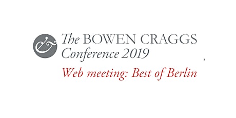Web meeting: Best of Berlin 2019 primary image