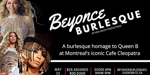 Imagem principal do evento Beyonce Burlesque