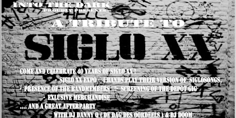 Primaire afbeelding van Tribute to SIGLO XX - Expo & Live Music