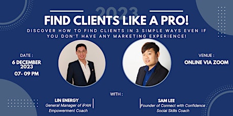 Find your Clients LIKE a PRO primary image