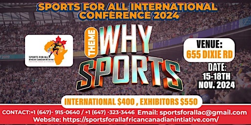 Imagem principal do evento Sports for all International Conference 2024