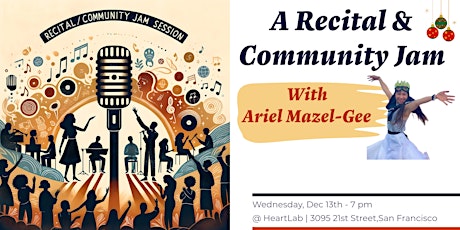 This is Me: A Recital & Community Jam with Ariel Mazel-Gee primary image