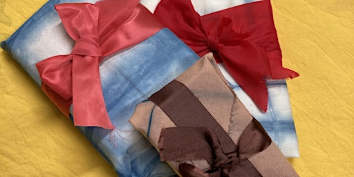 Indigo Shibori Sustainable Present Wrapping Cloth Workshop primary image
