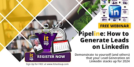 FREE Online Event - How to Generate Leads on Linkedin in 2024