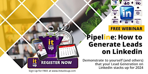Hauptbild für FREE Online Event - How to Generate Leads on Linkedin in 2024