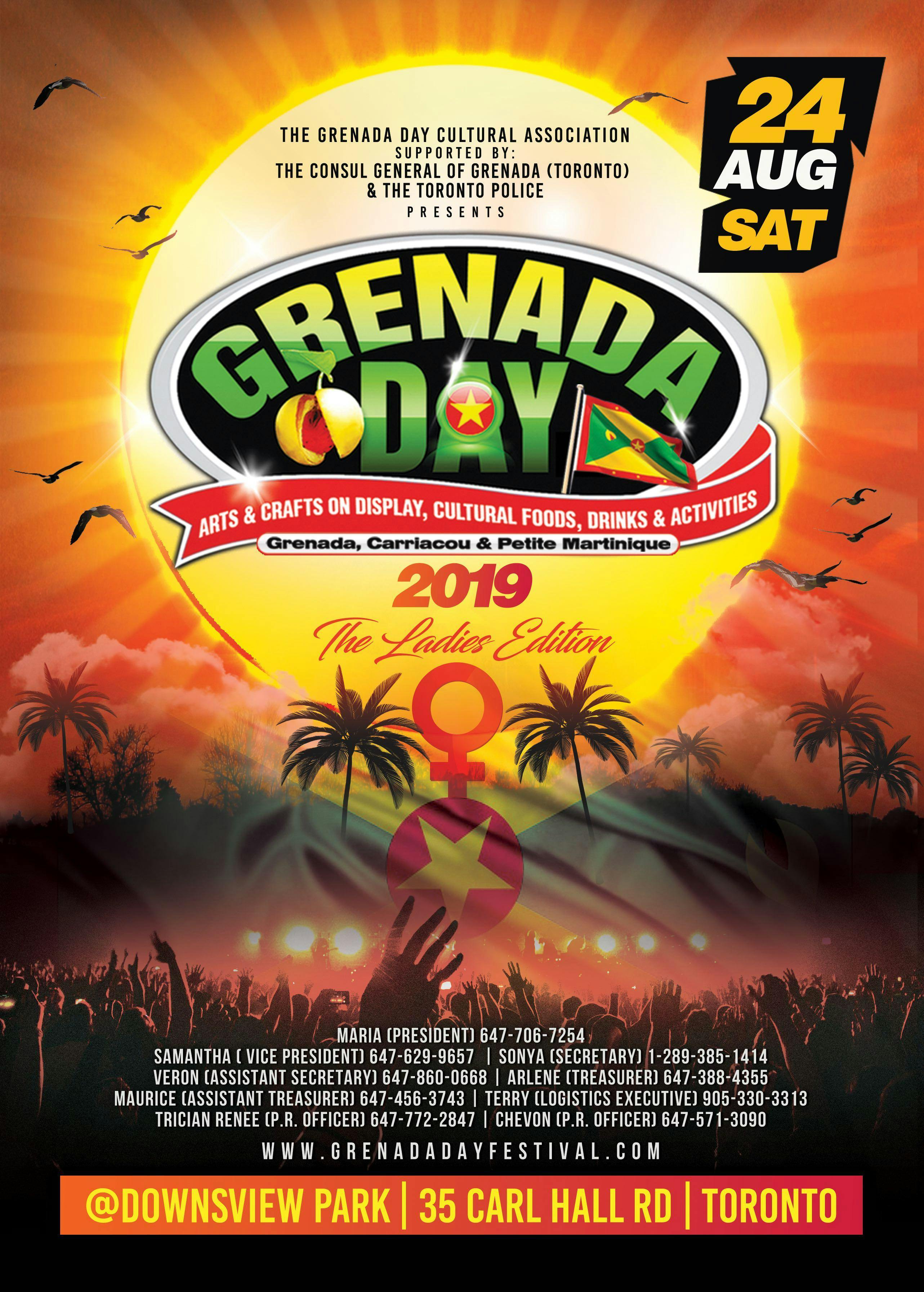 Grenada Day Festival 2023, Grenada Day Cultural Association at