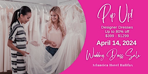 Primaire afbeelding van Opportunity Bridal - Wedding Dress Sale - Halifax