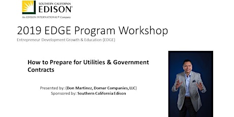 Free Training on Doing Business with Utilities and Government Contracting primary image