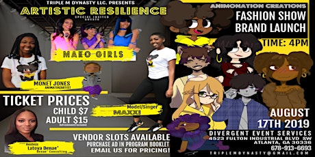 Artistic Resilience Brand Launch & Fashion Show 2019 primary image