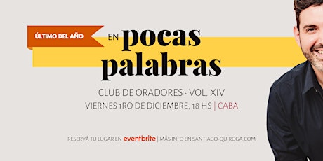 Image principale de #EnPocasPalabras | Club de Oradores • Vol. XIV