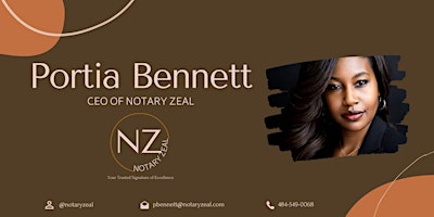 Hauptbild für Meet the Notary Networking Event with Portia Bennett CEO of Notary Zeal