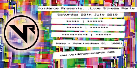 Voidance Presents Live Stream Party primary image