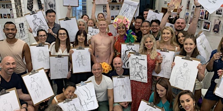 Mardi Gras Male Model Life Drawing Class primary image