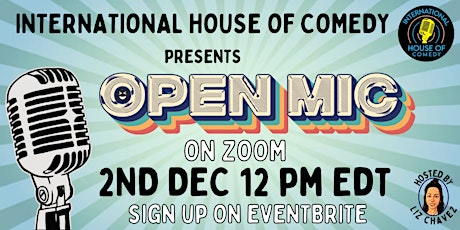 Hauptbild für Comedy Open-Mic (Audience Welcome) FREE!