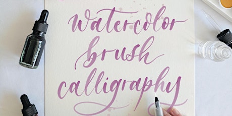 Intro to Watercolor Brush Calligraphy primary image