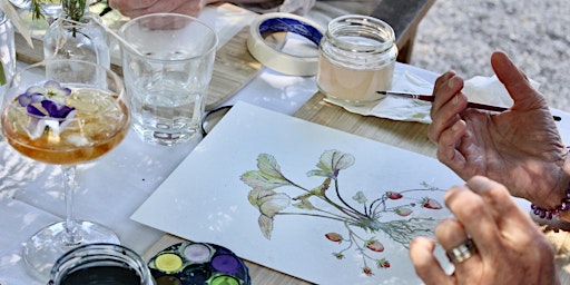Imagem principal do evento Paint & Sip Sessions at Mrs Baker's Still House - Beginners Watercolour