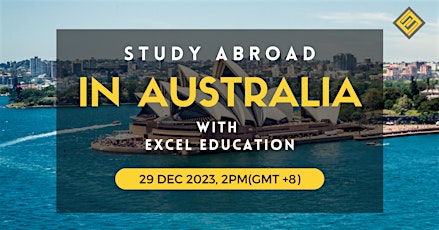 Imagen principal de Studying Abroad in Australia With Excel Education! (December)