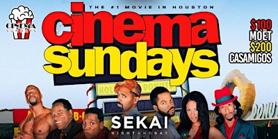 CINEMA SUNDAYS @ SEKAI primary image