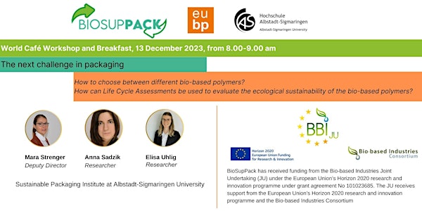 World Café Workshop: The next challenge in packaging