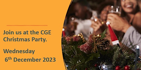 Primaire afbeelding van CGE Christmas Party 2023