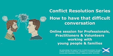 Image principale de PROF/PRACT/VOL EVENT-Conflict Resolution Session -Difficult Conversations