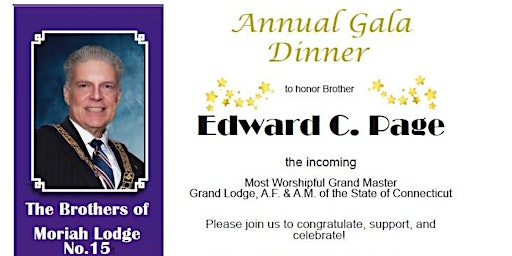 Imagem principal do evento 2024 Annual Gala Dinner to honor Edward C. Page