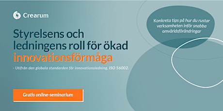 Immagine principale di Styrelsens och ledningens roll för ökad innovationsförmåga (On-line) 