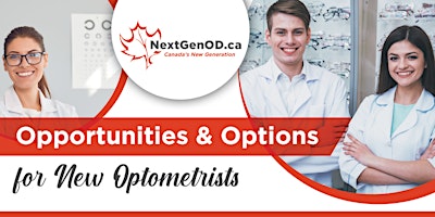 Imagem principal do evento NextGEN Canada: Opportunities & Options for New Optometrists UW