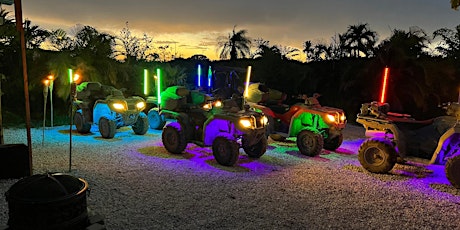 Night ATV Tour in Miami with LED Neon Lights