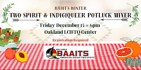 Immagine principale di BAAITS Winter Two Spirit & Indigequeer Potluck Social Mixer 