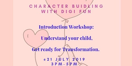 Parent and Child Workshop: Character Building (For everyone) primary image
