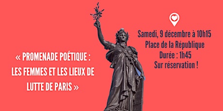 Image principale de Promenade poétique : les femmes et les lieux de lutte de Paris