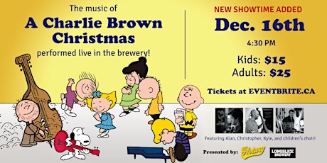 Imagem principal de A Charlie Brown Christmas performed live - NEW DATE ADDED
