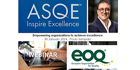 WEBINAR : “Empowering organizations to achieve excellence” primary image