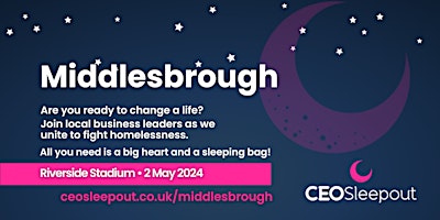 Imagem principal de CEO Sleepout Middlesbrough