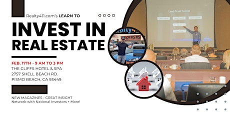 Image principale de Realty411's Central Coast Investor Summit - Connect & Learn with Experts