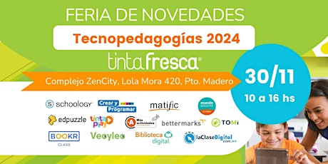 Imagem principal do evento Feria de Tecnopedagogías - Tinta fresca Novedades 2024